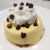 90 Second Chocolate Chip Cheesecake